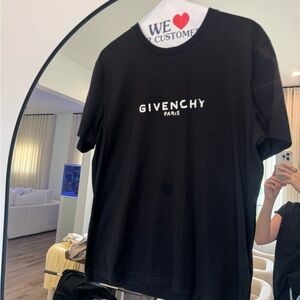 Givenchy Black Short Sleeve Tee